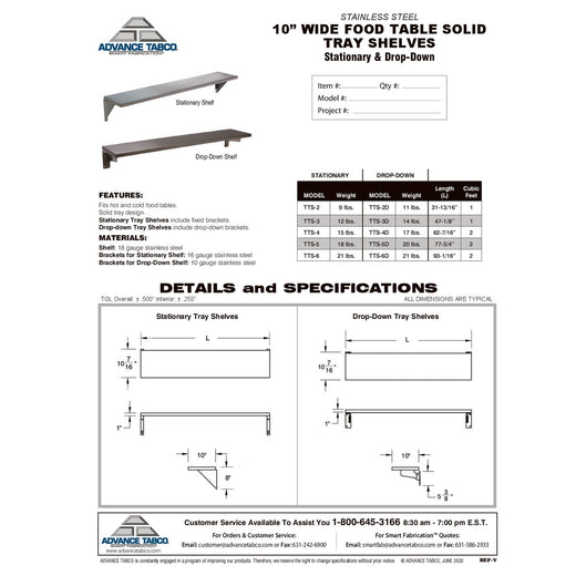 Spec Sheet