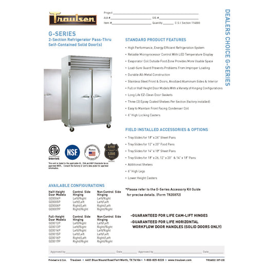 Spec Sheet