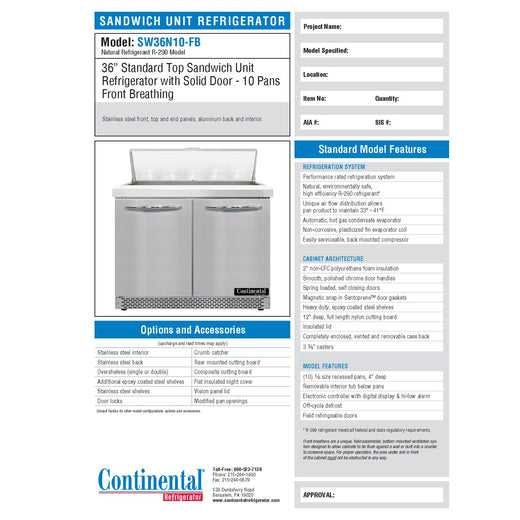 Spec Sheet