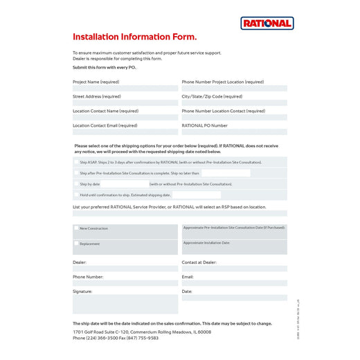 Spec Sheet