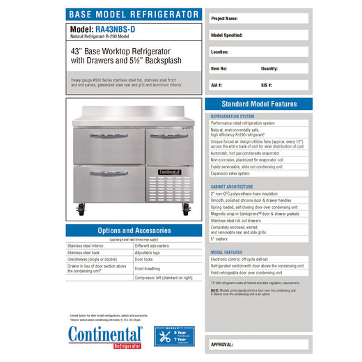 Spec Sheet