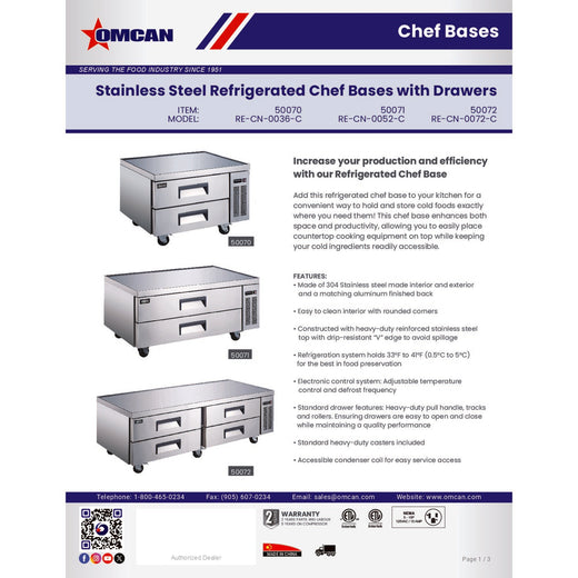 Spec Sheet