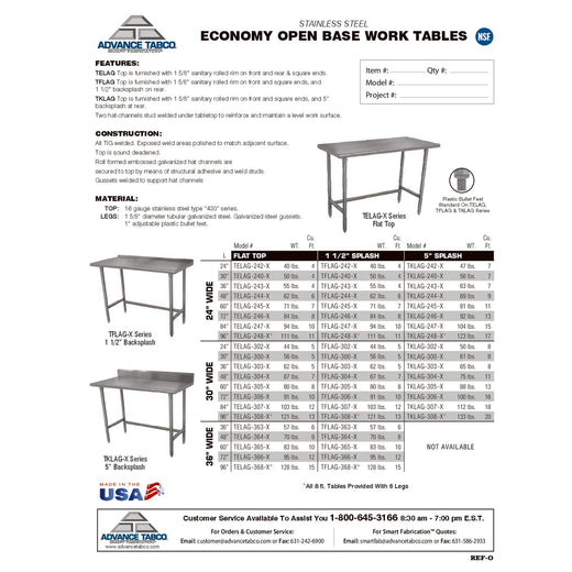 Spec Sheet