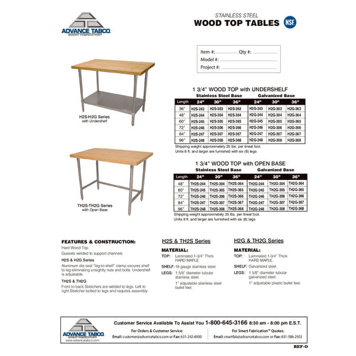Spec Sheet