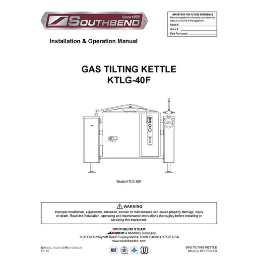 Installation & Operation Manual