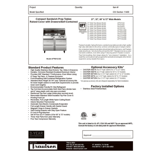 Spec Sheet