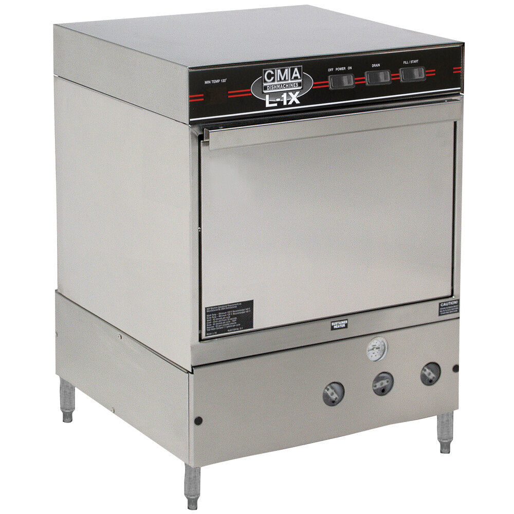 CMA Dishmachines L-1X Undercounter Dishwasher Low Temperature 30 Racks / Hour - 115V