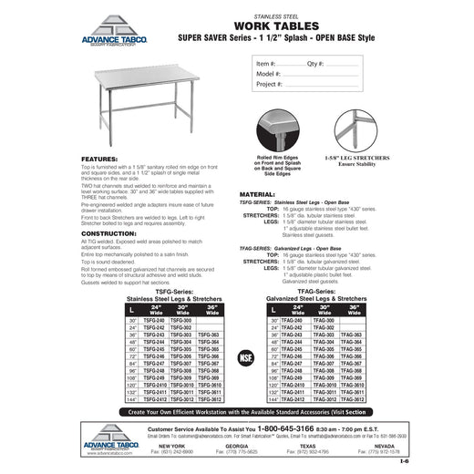 Spec Sheet