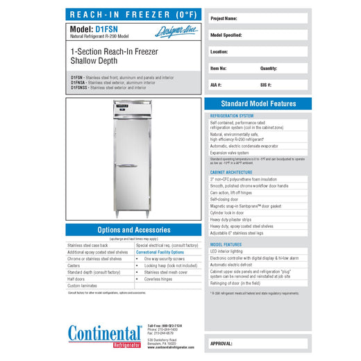 Spec Sheet