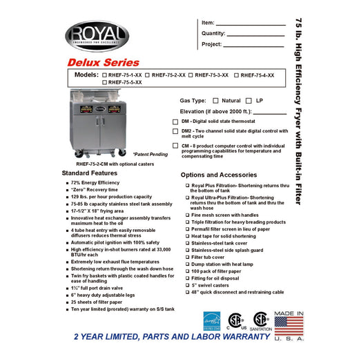 Spec Sheet