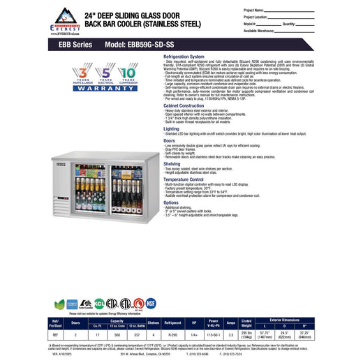 Spec Sheet