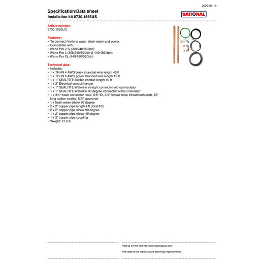 Installation Kit 1565
