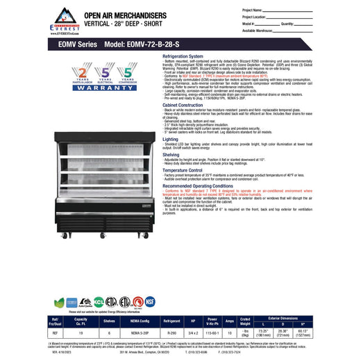 Spec Sheet