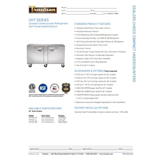 Spec Sheet