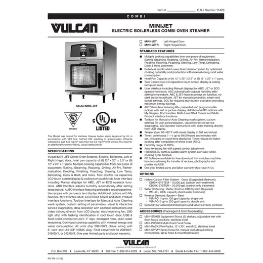 Spec Sheet