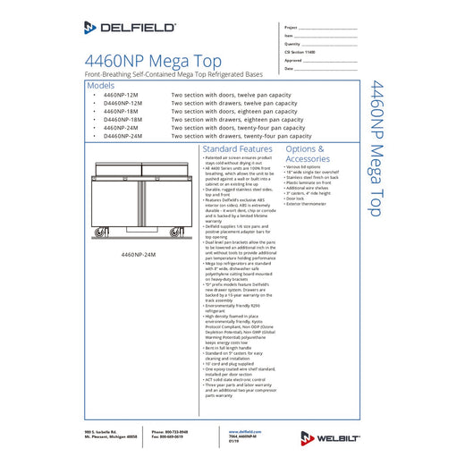 Spec Sheet