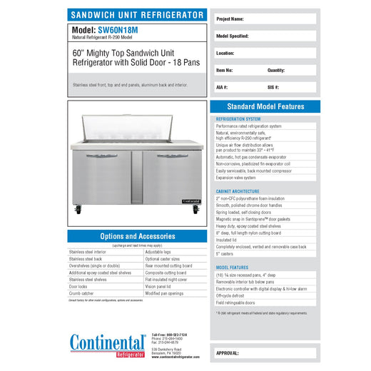 Spec Sheet