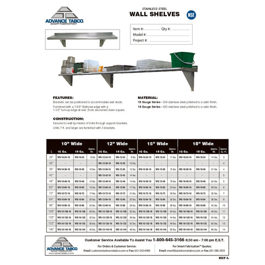 Spec Sheet