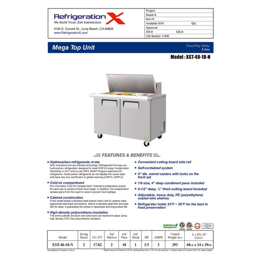 XST-48-18-N Spec Sheet