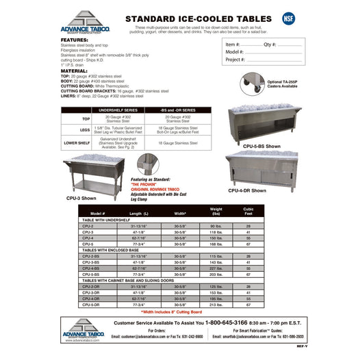 Spec Sheet