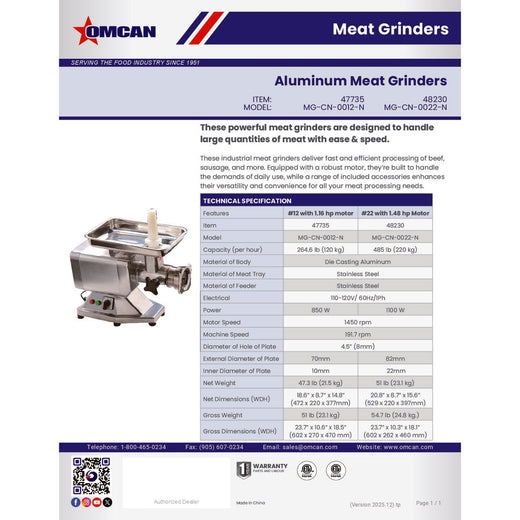 Spec Sheet