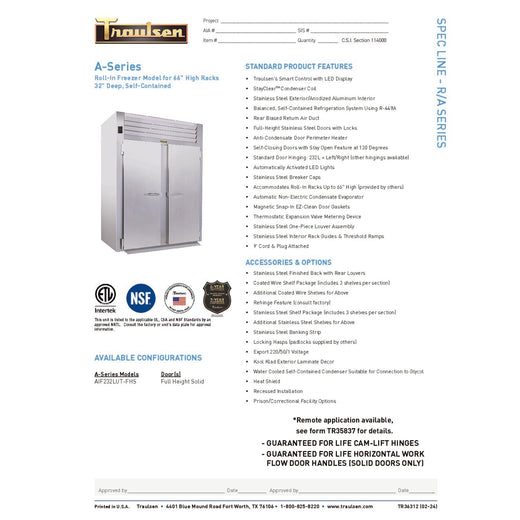 Spec Sheet