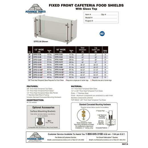 Spec Sheet