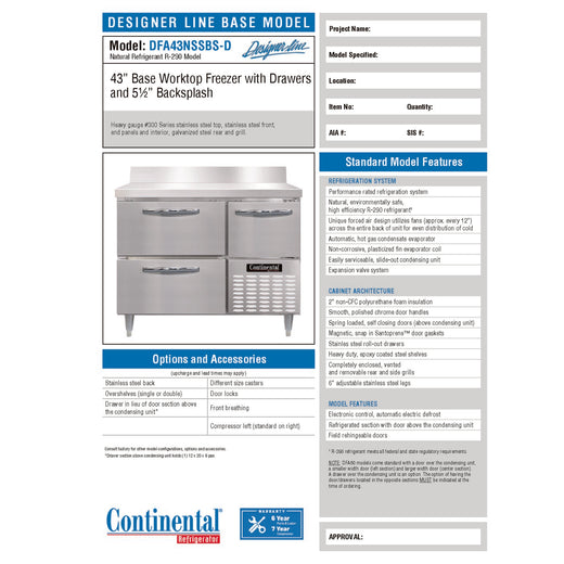 Spec Sheet