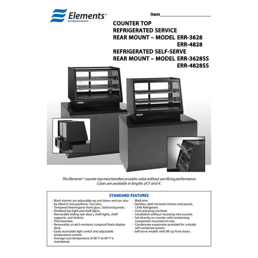 ERR3628 Spec Sheet