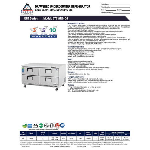 Spec Sheet