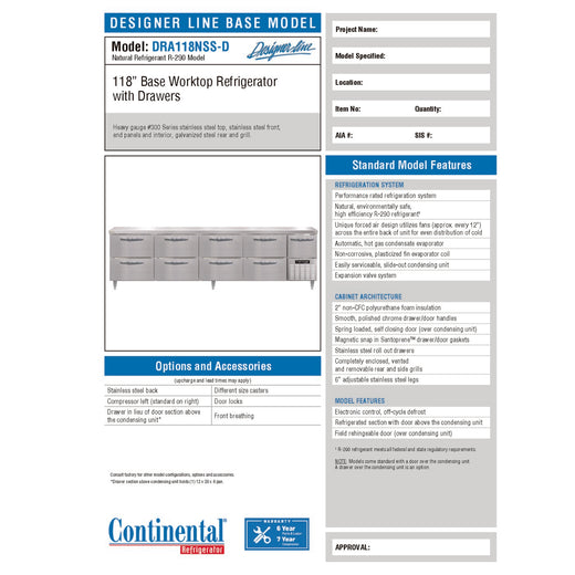 Spec Sheet