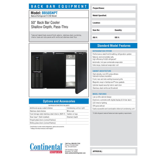 Spec Sheet