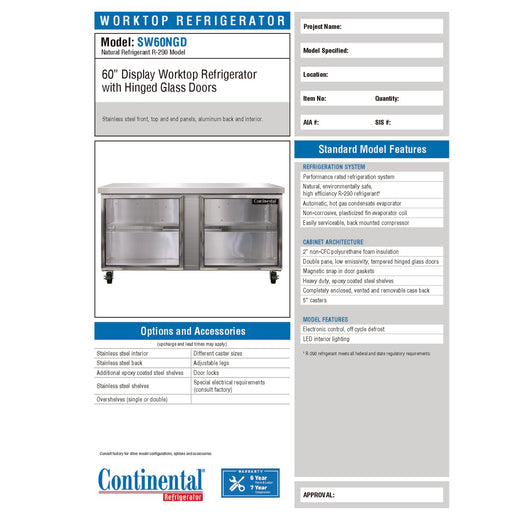 Spec Sheet