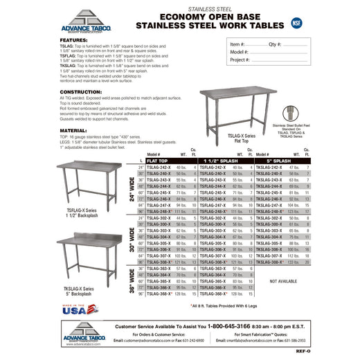Spec Sheet