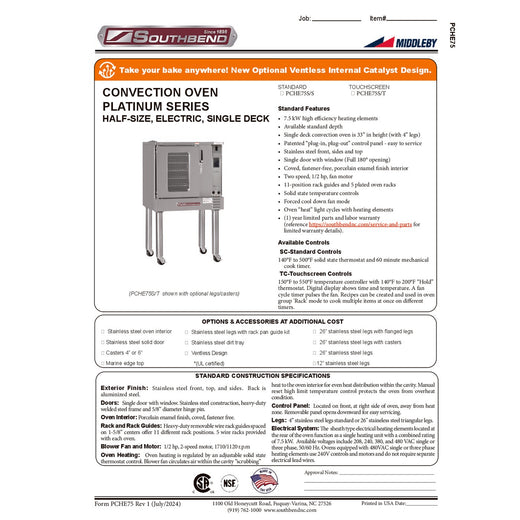 Spec Sheet