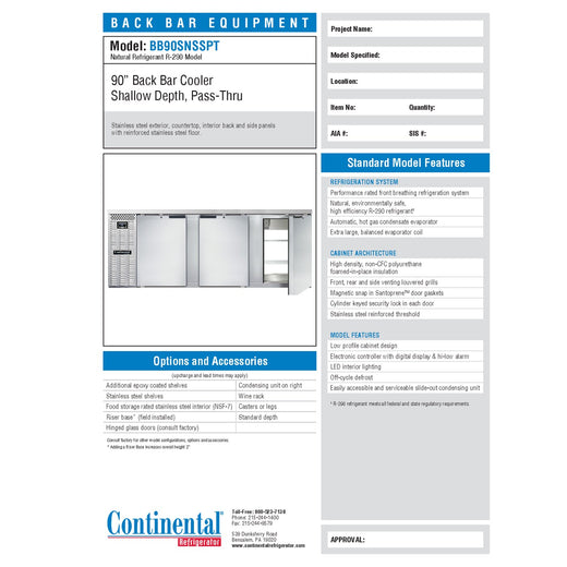 Spec Sheet