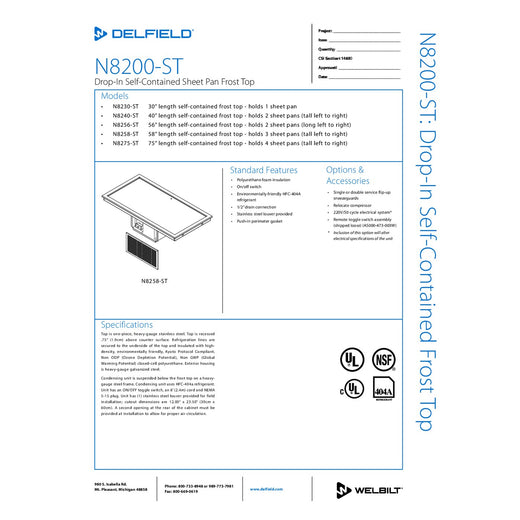 Spec Sheet