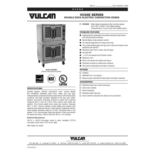 Spec Sheet