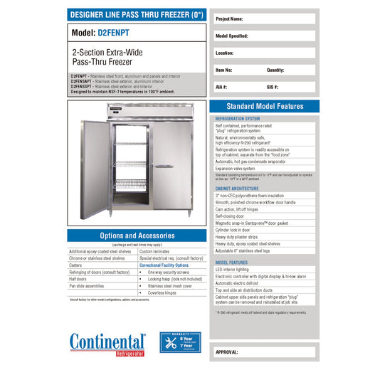 Spec Sheet