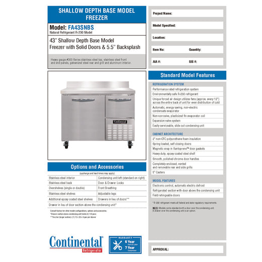 Spec Sheet