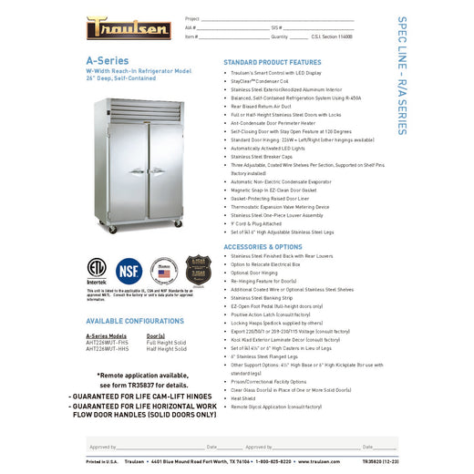 Spec Sheet