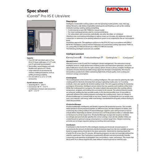 Spec Sheet
