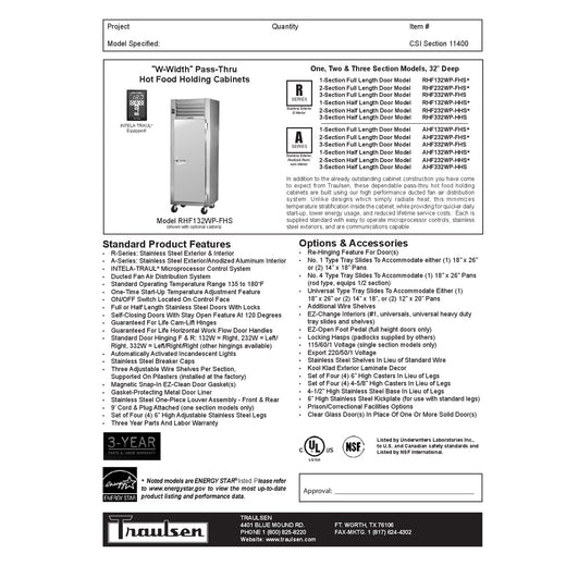 Spec Sheet
