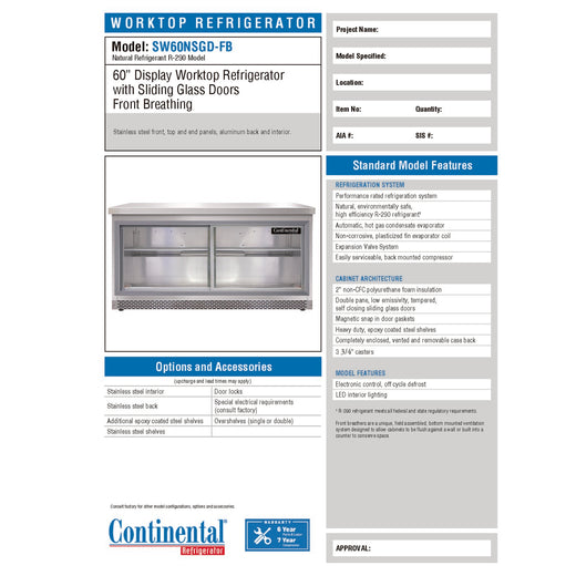 Spec Sheet