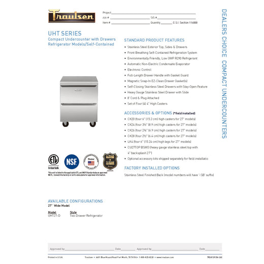 Spec Sheet
