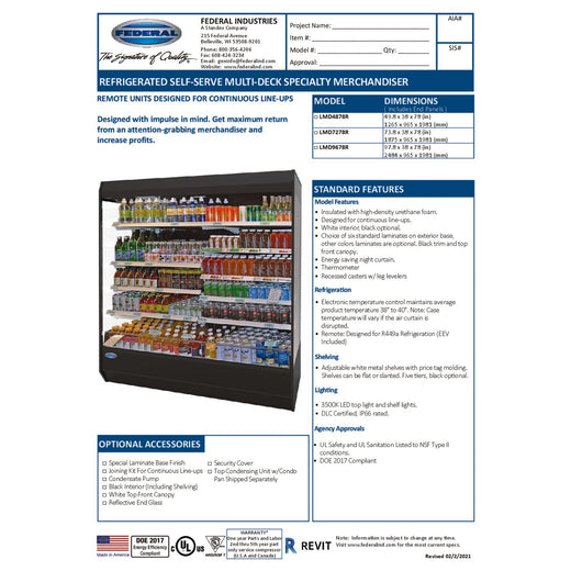 LMD9678R Spec Sheet
