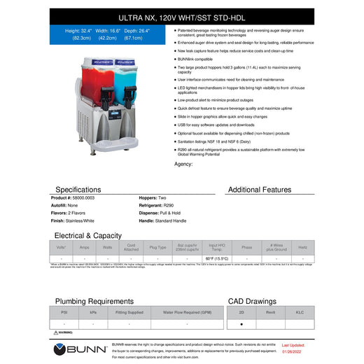 Spec Sheet