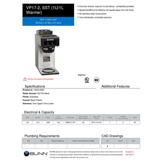 Spec Sheet