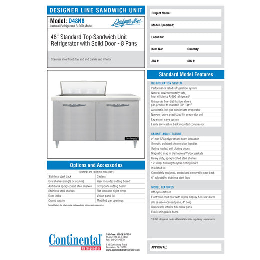 Spec Sheet