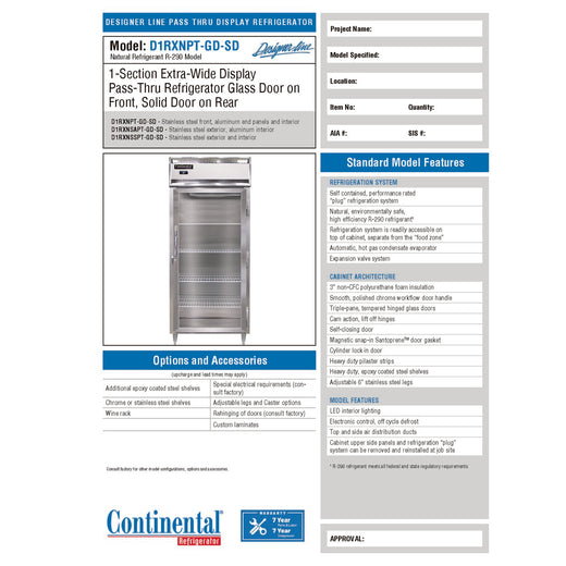 Spec Sheet